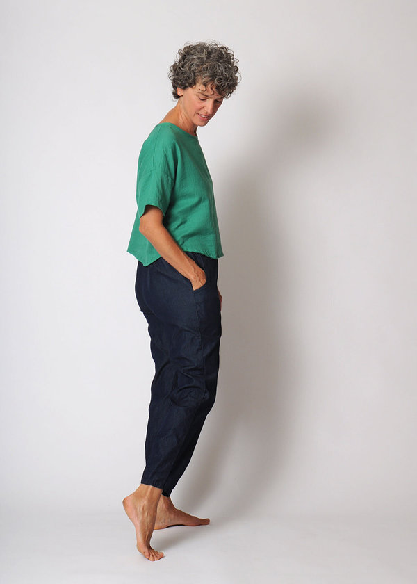Conifer Crop Pullover Top - Green Conifer Crop Pullover Top - Green
