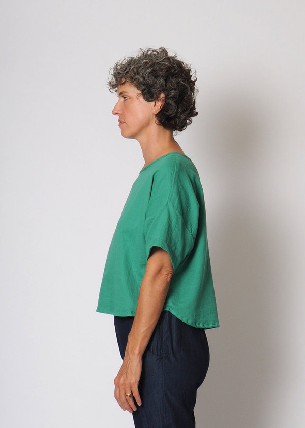 Conifer Crop Pullover Top - Green Conifer Crop Pullover Top - Green