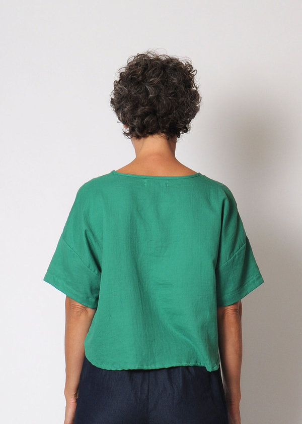 Conifer Crop Pullover Top - Green Conifer Crop Pullover Top - Green