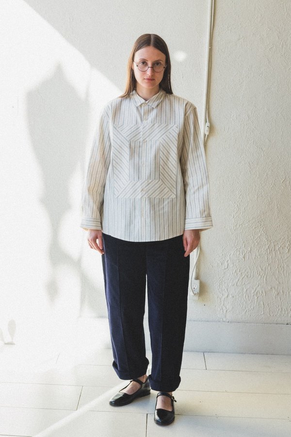 Caron Callahan Alice Shirt - Ticker Stripe Caron Callahan Alice Shirt - Ticker Stripe
