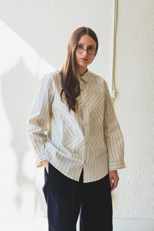 Caron Callahan Alice Shirt - Ticker Stripe Caron Callahan Alice Shirt - Ticker Stripe