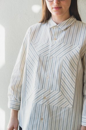Caron Callahan Alice Shirt - Ticker Stripe Caron Callahan Alice Shirt - Ticker Stripe
