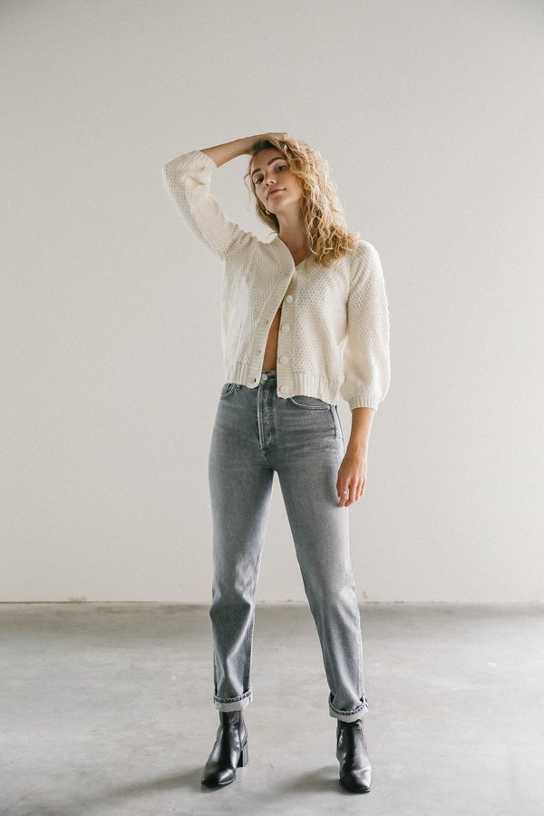 Rue Stiic Joan Cardigan - White | Garmentory