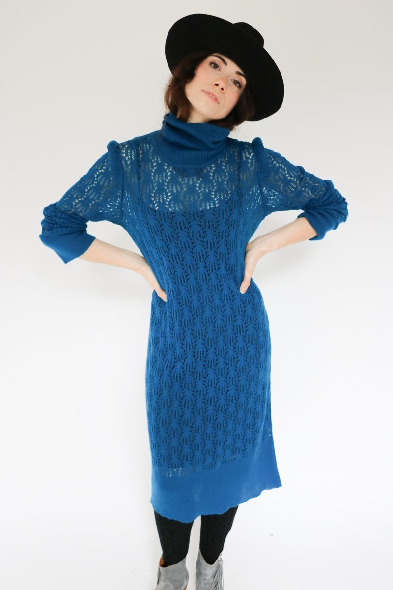 Pre-loved] A Detacher Shredded Knit Dress | Garmentory