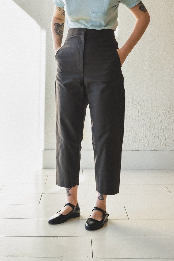 Caron Callahan Omni Cotton Twill Pant - Mulch Caron Callahan Omni Cotton Twill Pant - Mulch