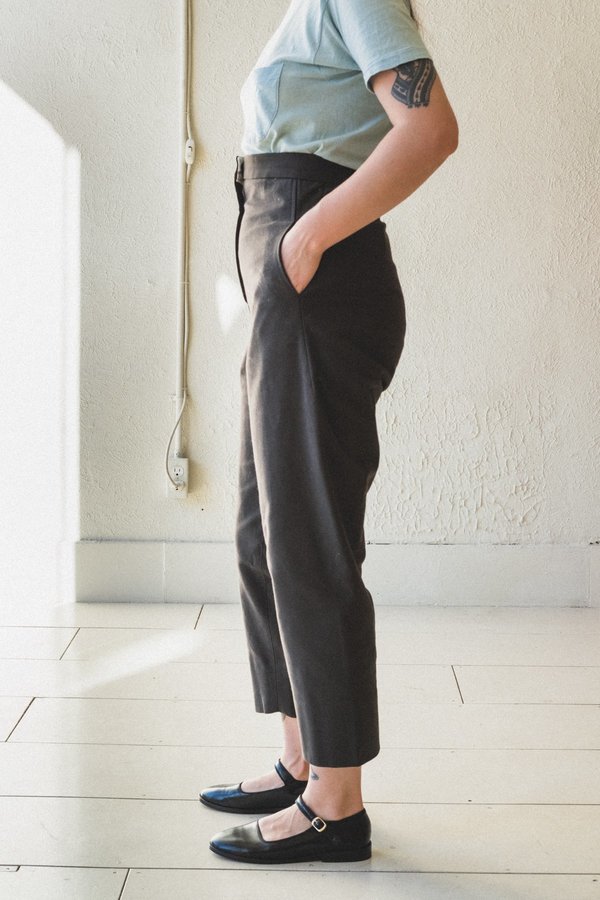 Caron Callahan Omni Cotton Twill Pant - Mulch Caron Callahan Omni Cotton Twill Pant - Mulch