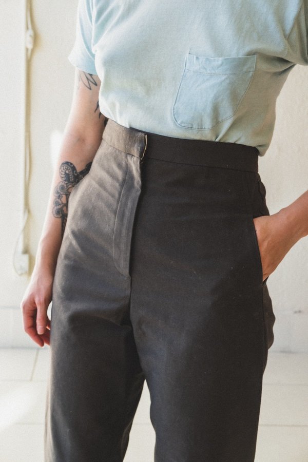 Caron Callahan Omni Cotton Twill Pant - Mulch Caron Callahan Omni Cotton Twill Pant - Mulch