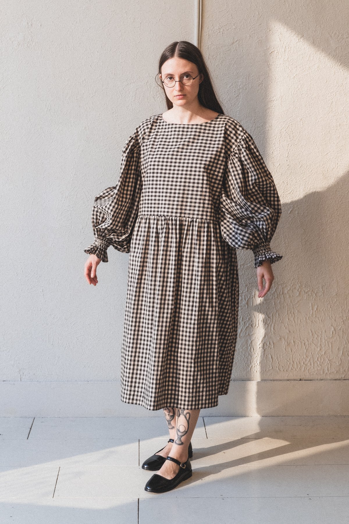 knee length dresses for ladies The Winnie Embroidered Midi Dress