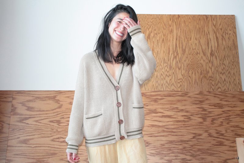 Colorant Arias Cardigan - Stripe