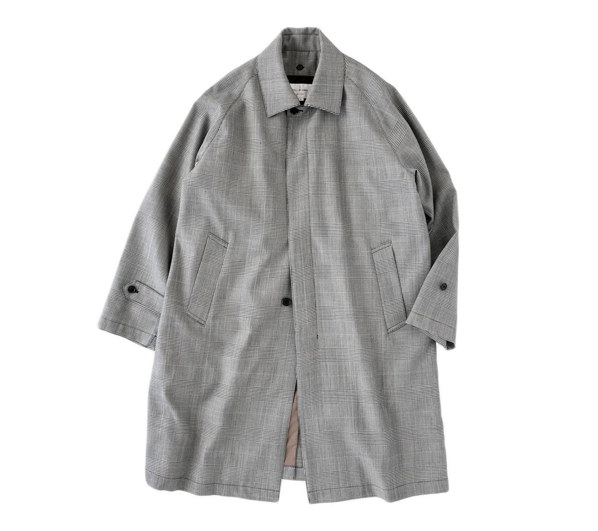 Still By Hand Bal Collar Coat - Original Check | Garmentory