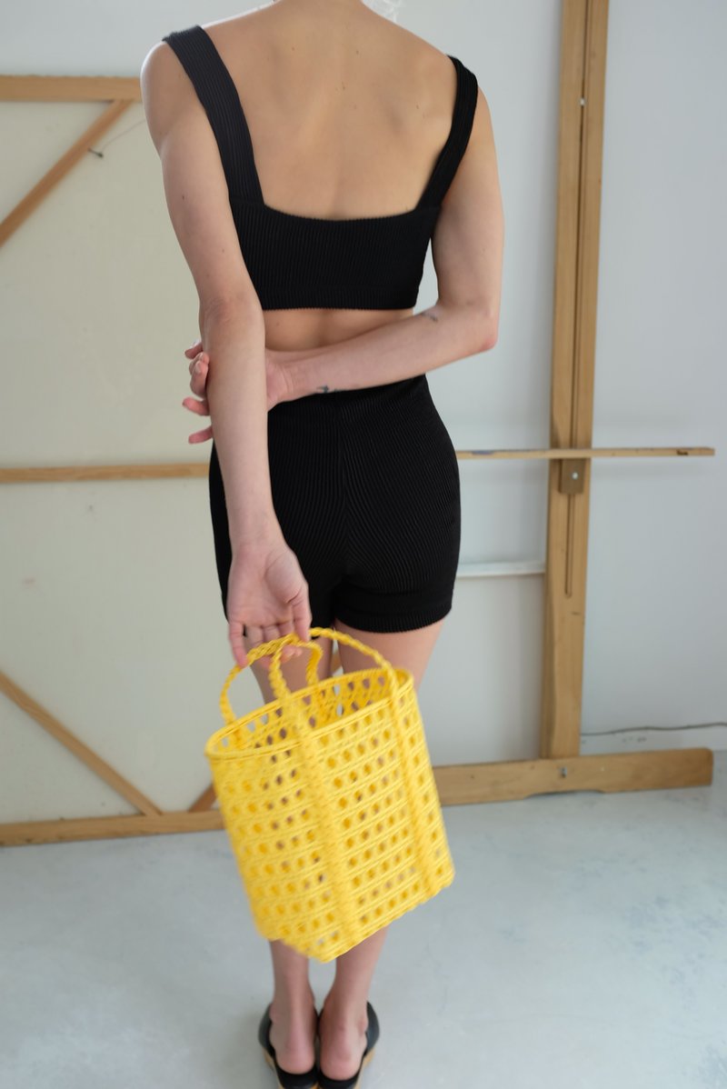 3077】BEMBIAN ベンビアン JOLENE BAG イエロー 3077】BEMBIAN