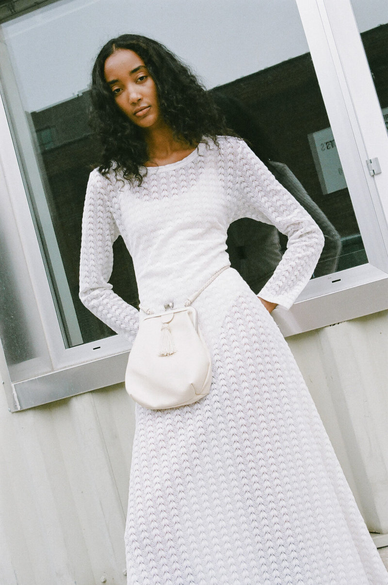 Maryam Nassir Zadeh Uma Bag - Cream