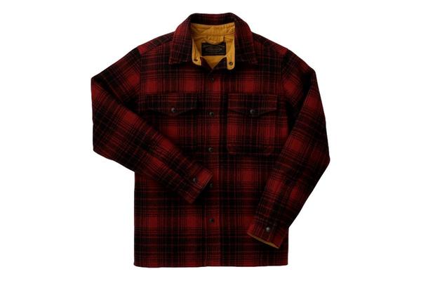 Filson Mackinaw Jac Shirt Red/Black/Gold Garmentory