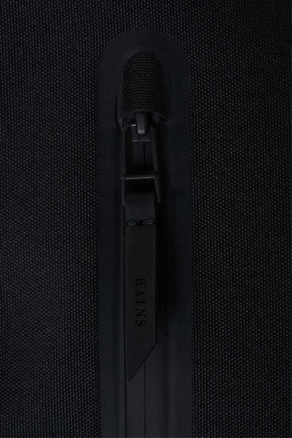 Rains backpack mini - shiny black Rains backpack mini - shiny black
