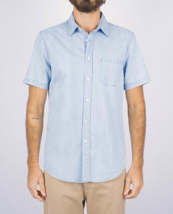 portuguese flannel denim shirt