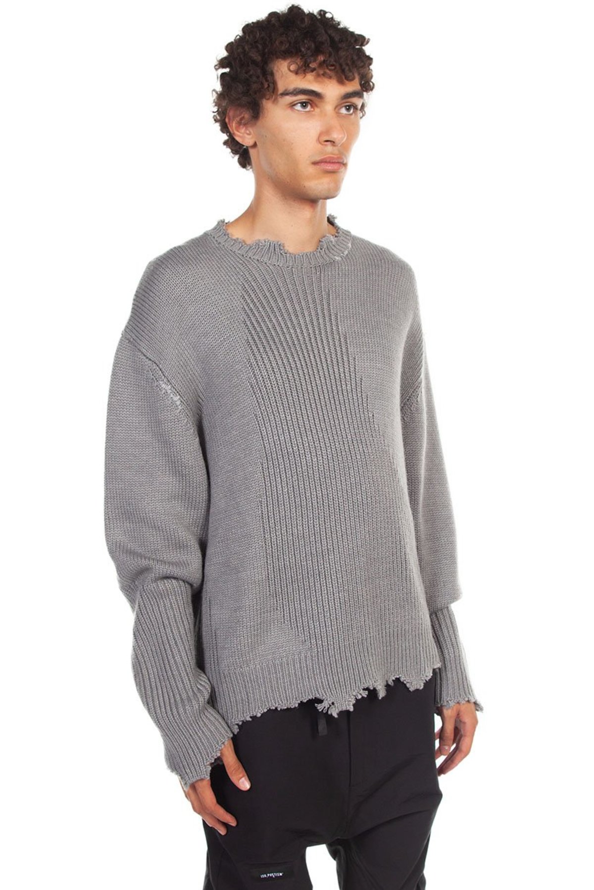 C2H4 Arc Sculpture Sweater - Snowflake Grey - Image 3 of 5