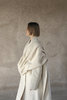 DANUSHKA OVERSIZE HEMP WOOL COAT - CREAM - Thumbnail 7