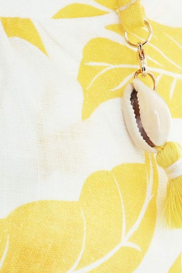 Zimmermann Bells Fit Flare Mini Dress - Yellow