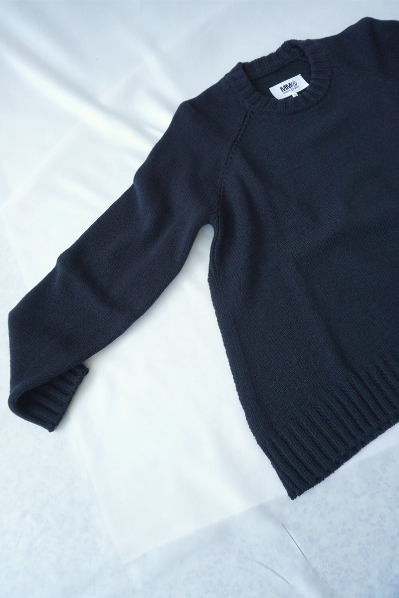 美品 maison margiela asymmetry knit S 黒 美品 maison margiela asymmetry knit S 黒