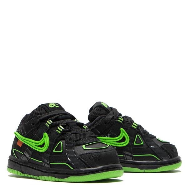 black and green offwhite dunks