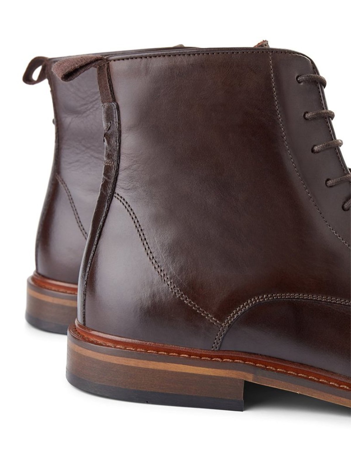 Shoe the Bear Ned Lace Up Boot - Brown Leather - Image 5 of 5