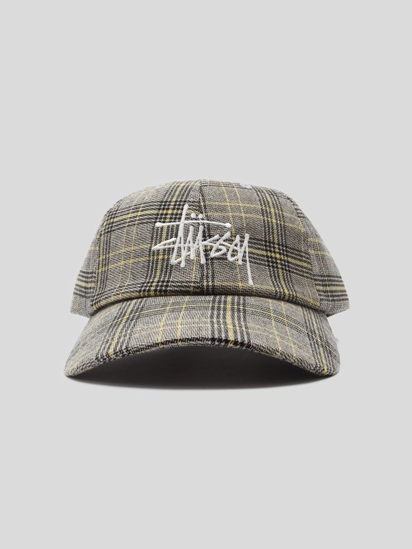 帽子 Stussy Big Logo Plaid Low Pro Cap Stussy Big Logo Low Pro Cap - Plaid | Garmentory