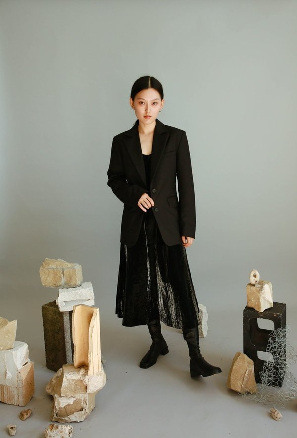 JOWA. Cafe noir Hidden String Blazer - Black JOWA. Cafe noir Hidden String Blazer - Black