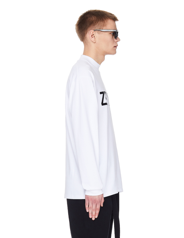 Fear of God x Zegna L/S T-shirt With Zegna Logo - White | Garmentory