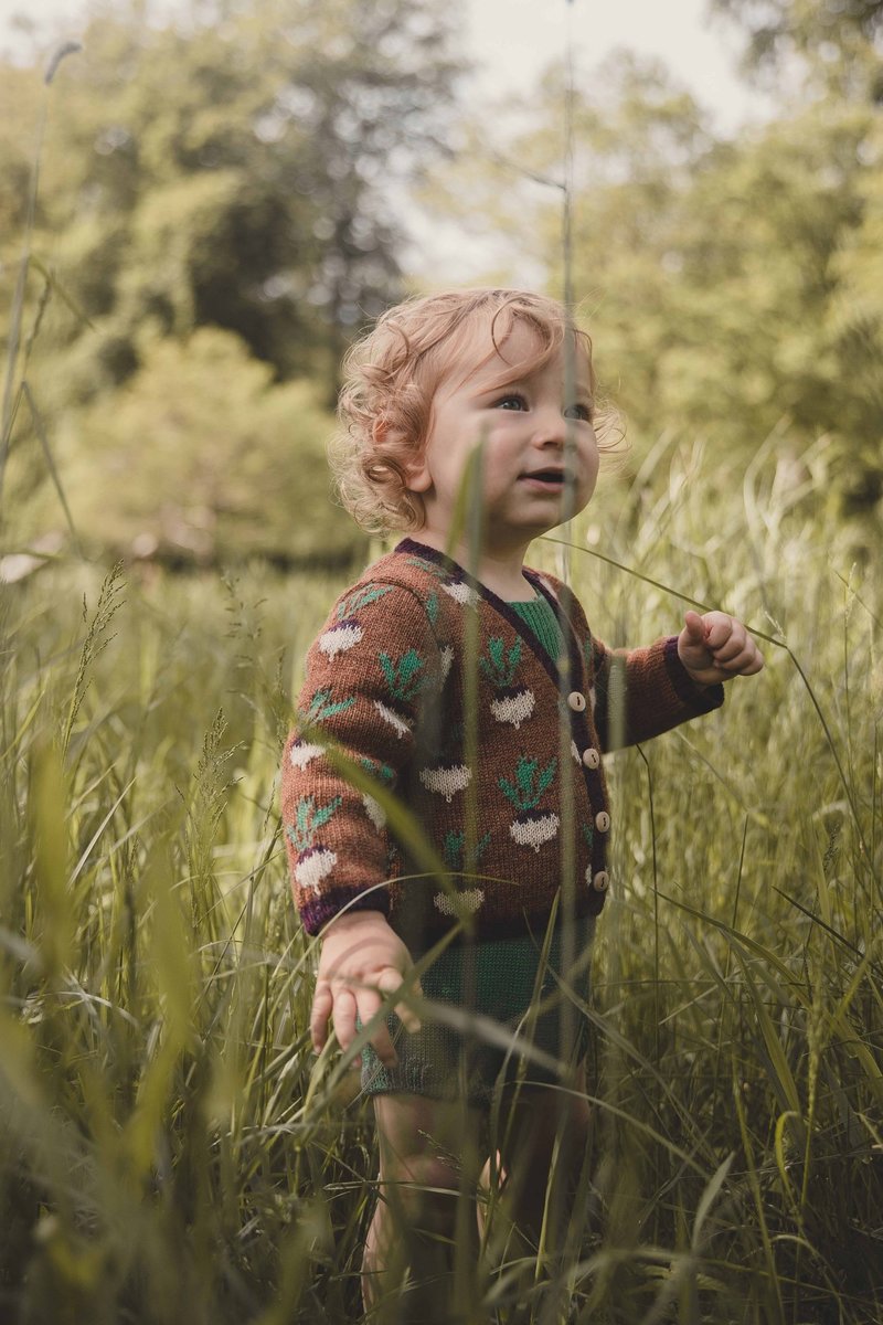 Kids Oeuf Alpaca Wool Sweater Cardigan - Radish | Garmentory Kids Oeuf Alpaca Wool Sweater Cardigan - Radish | Garmentory