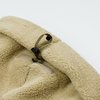 cableami Boa Fleece Drawcord Hat - Beige - Thumbnail 3