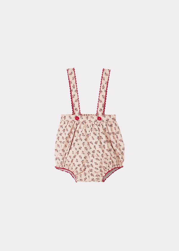 Kids Caramel Dunlin Romper - Peach Small Floral Kids Caramel Dunlin Romper - Peach Small Floral