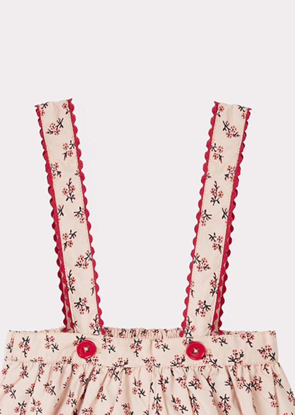 Kids Caramel Dunlin Romper - Peach Small Floral Kids Caramel Dunlin Romper - Peach Small Floral