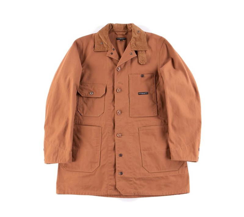 Engineered Garments Long Logger 12oz Duck Canvas Jacket - Brown
