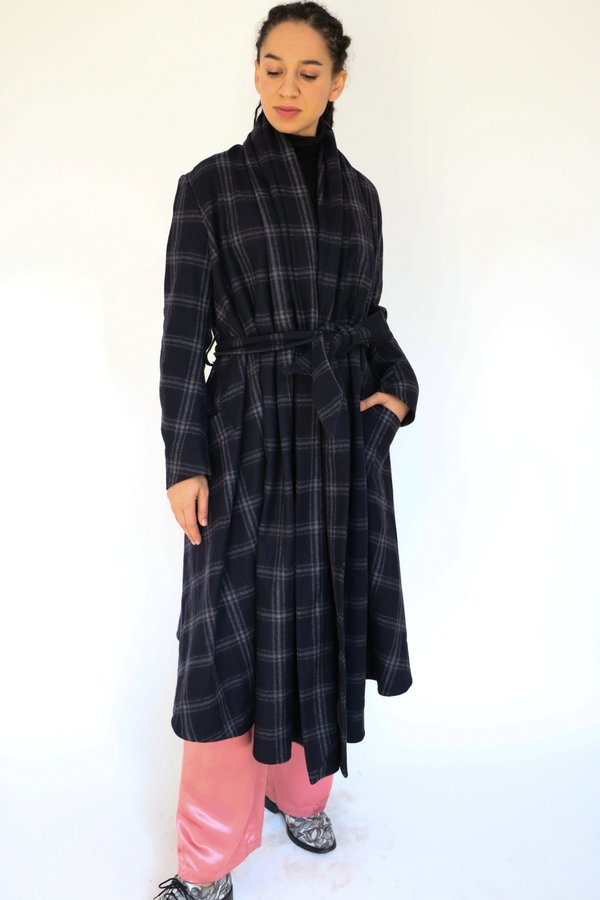 Vintage Vivienne Westwood Anglomania Coat - Black Plaid | Garmentory