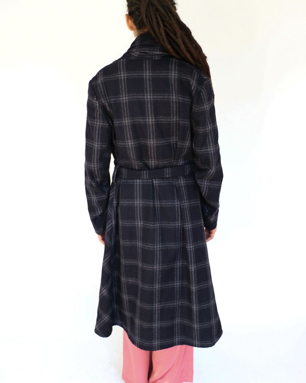 Vintage Vivienne Westwood Anglomania Coat - Black Plaid | Garmentory