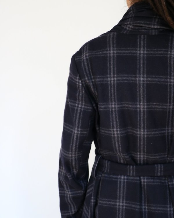 Vintage Vivienne Westwood Anglomania Coat - Black Plaid | Garmentory