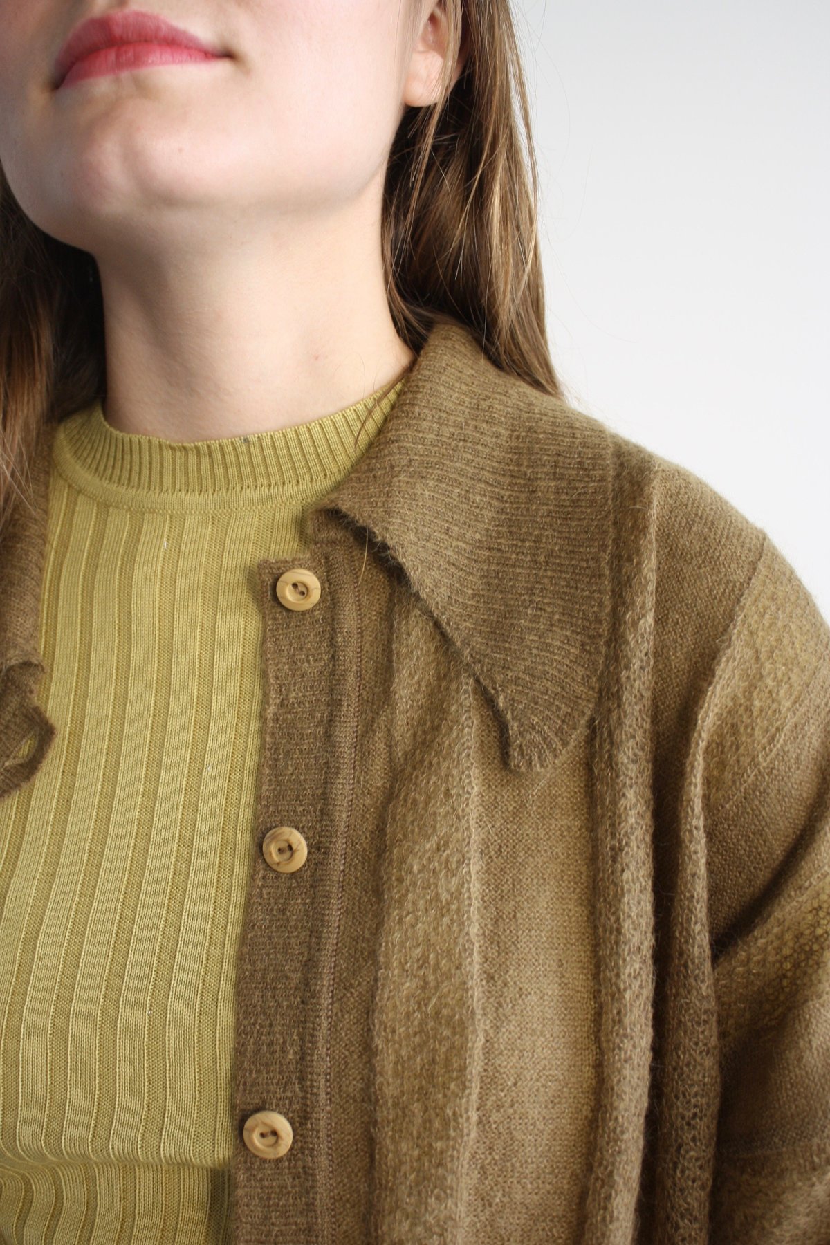 Diarte Miraflores Cardigan - Olive - Image 2 of 4