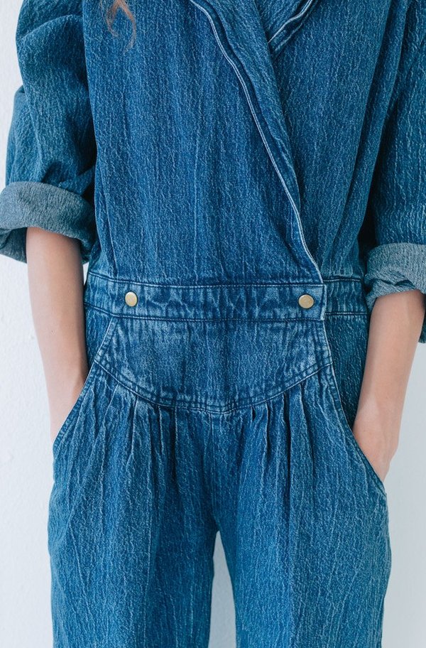Yo Vintage! VINTAGE 80'S DENIM JUMPSUIT 