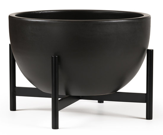 Modernica Case Study Ceramic Bowl With Metal Stand, M Modernica Case Study Ceramic Bowl With Metal Stand, M