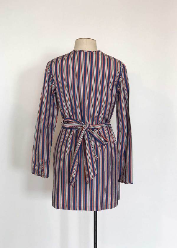 Not specified Darcy Dress (Blue & Orange Stripe Sample) Not specified Darcy Dress (Blue & Orange Stripe Sample)