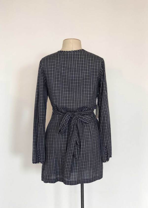 Not specified Darcy Dress (Navy Check Sample) Not specified Darcy Dress (Navy Check Sample)
