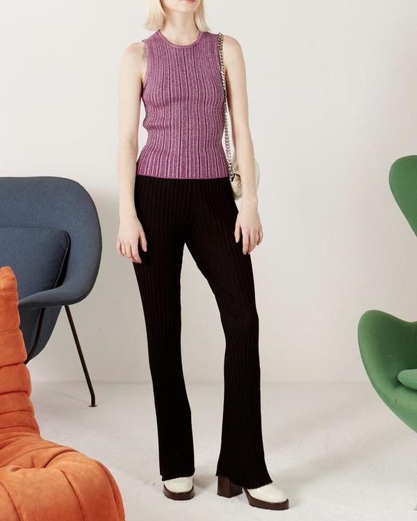 Simon Miller WELTON BELL PANT - Black Simon Miller WELTON BELL PANT - Black