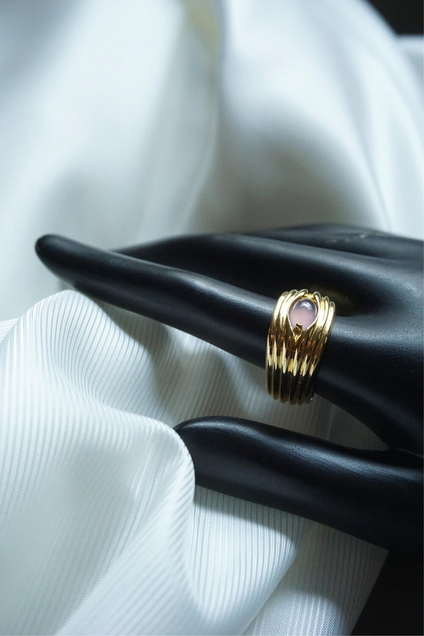 MM DRUCK PEEKABOO RING - GOLD MM DRUCK PEEKABOO RING - GOLD