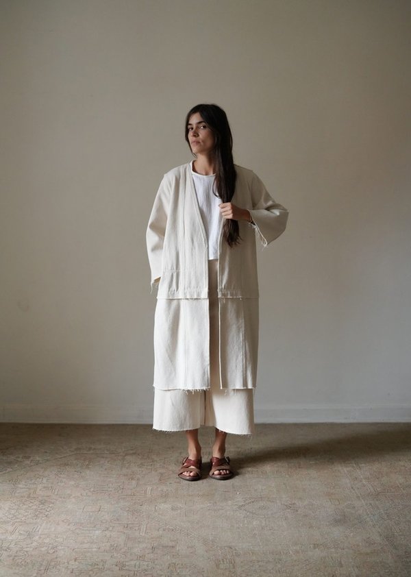 Zii Ropa Raba Coat - Natural Zii Ropa Raba Coat - Natural