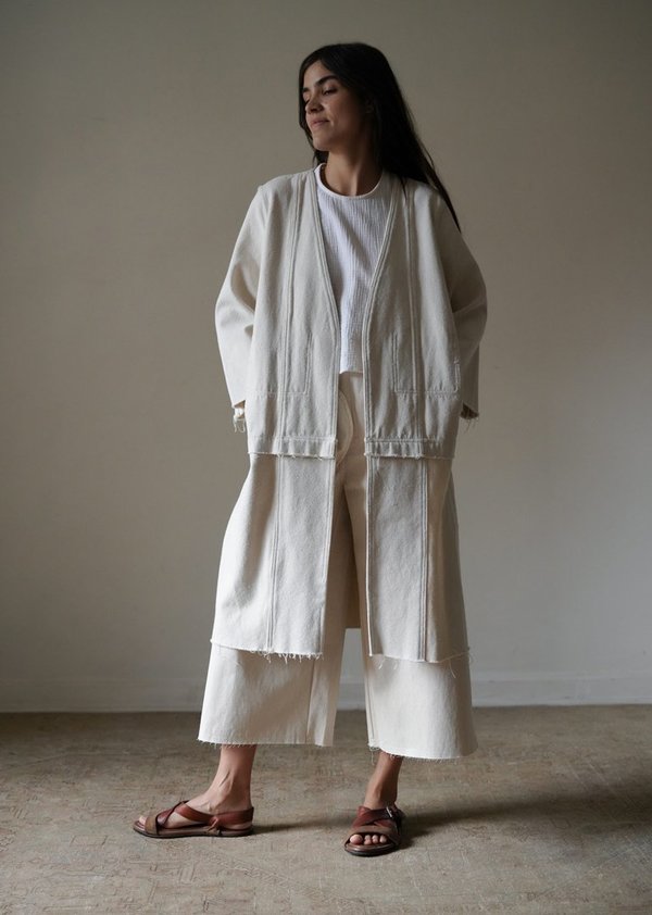 Zii Ropa Raba Coat - Natural Zii Ropa Raba Coat - Natural