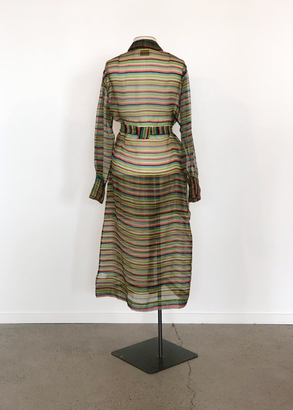 Penny Sage Novella shirt dress - rainbow organza Penny Sage Novella shirt dress - rainbow organza
