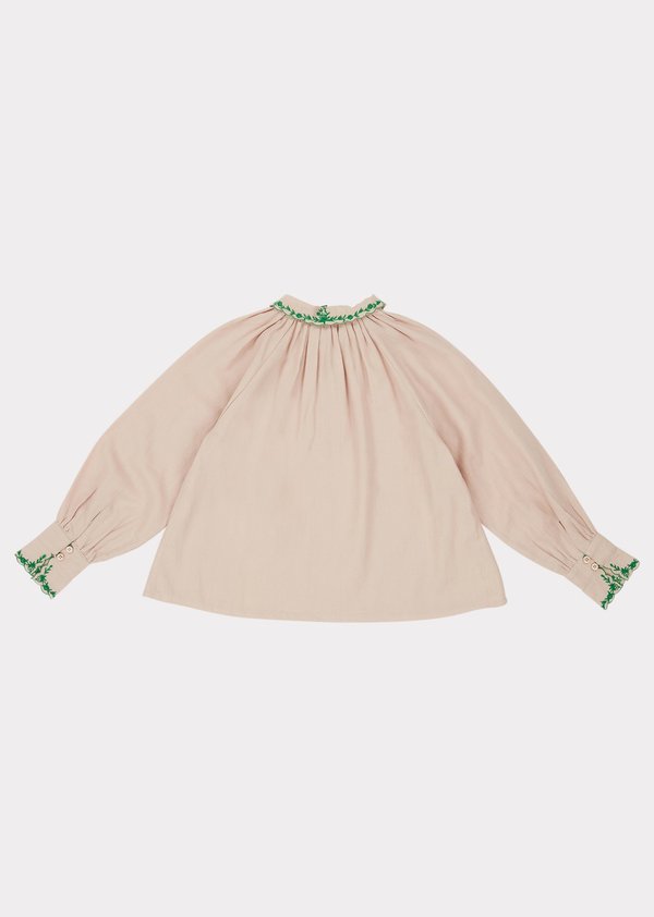 Kids Caramel Ruff Blouse - Thunder Kids Caramel Ruff Blouse - Thunder