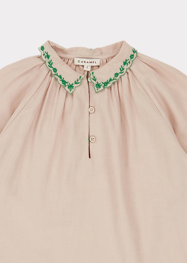Kids Caramel Ruff Blouse - Thunder Kids Caramel Ruff Blouse - Thunder