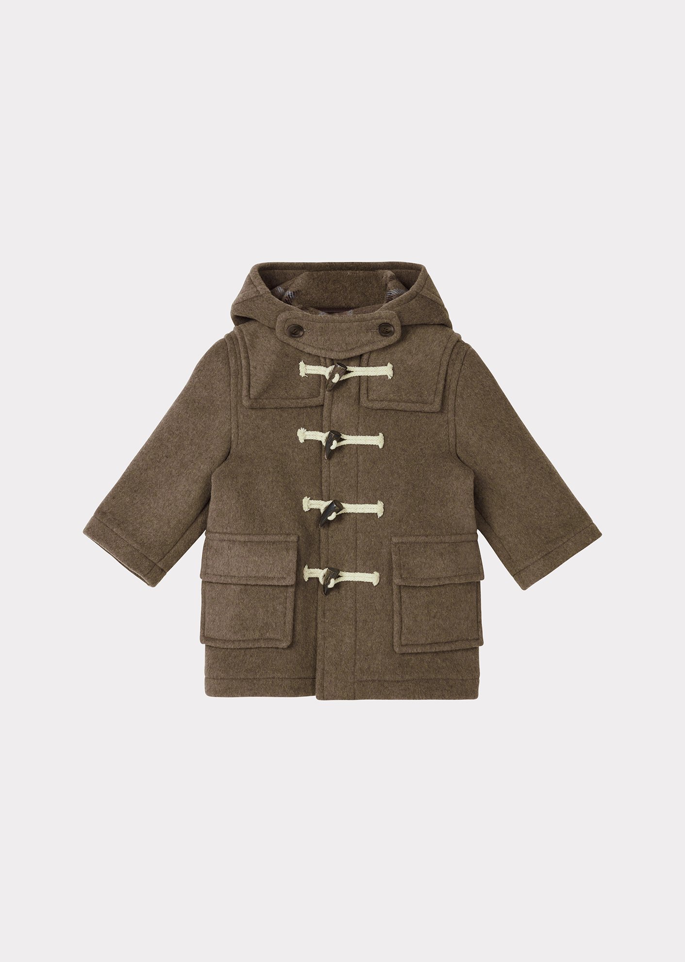 kids Swift Duffle Coat Mushroom Garmentory
