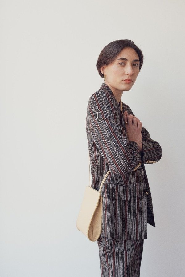 Hannah Emile Droplet Crossbody Bag - Butter Leather Hannah Emile Droplet Crossbody Bag - Butter Leather